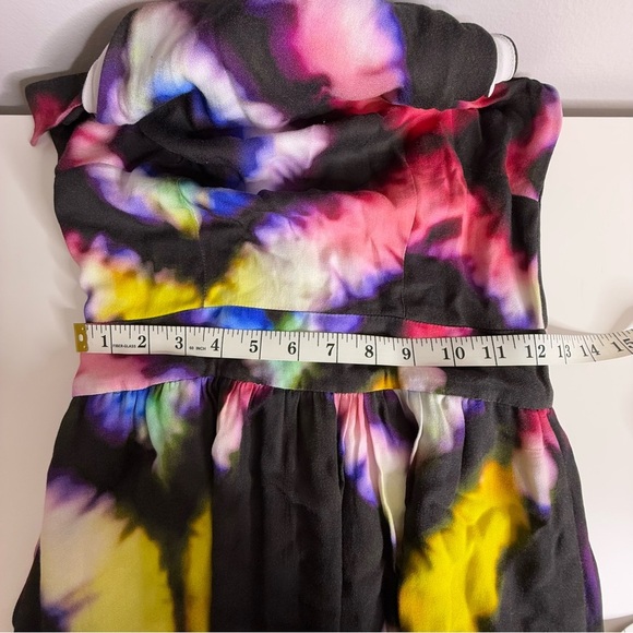 Busayo X RTR - Rainbow Tie Dye Maxi High Neck Dress - Size 0 - Picture 13 of 13